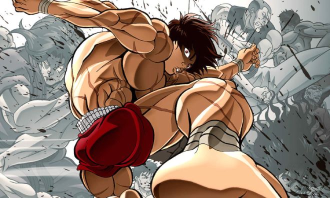 Capa do anime de luta Baki